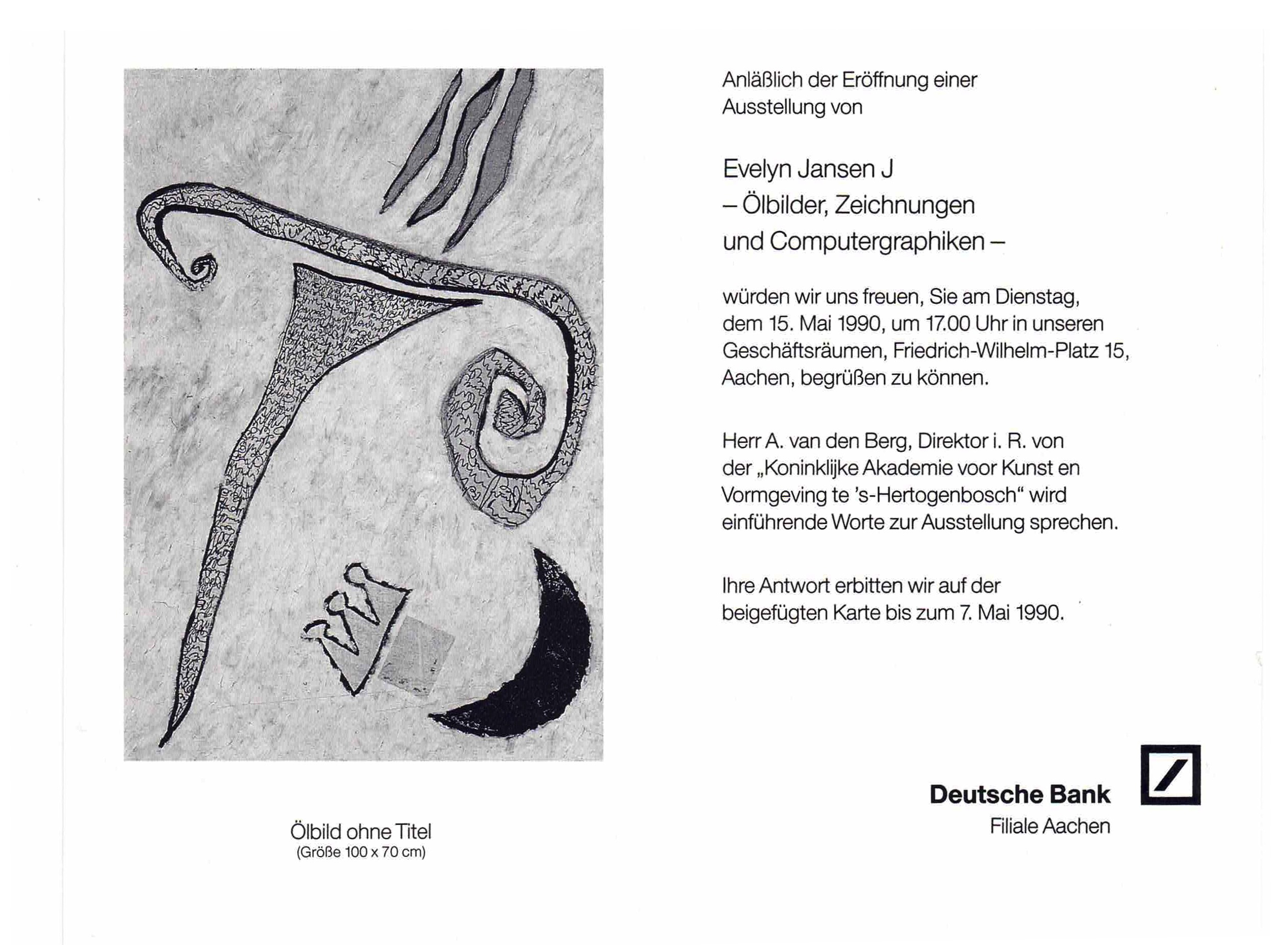 Tentoonstelling Deutsche Bank Aken